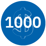 $1000 Milestone Badge